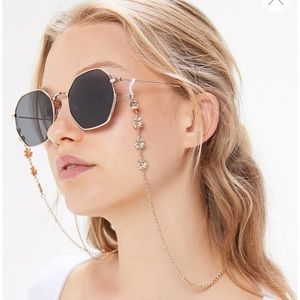 UO LEAF SUNGLASSES CHAIN (OPENED BUT NEVER USED)